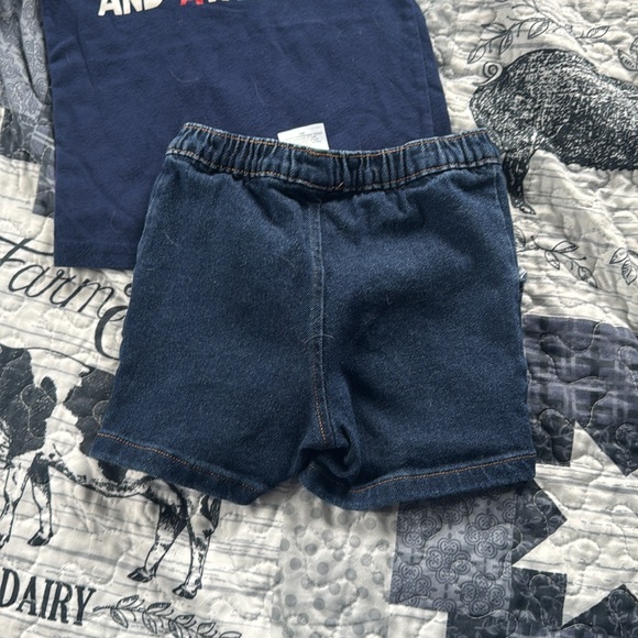 ❄️sale❄️ Red, white, blue short set - Picture 4 of 7